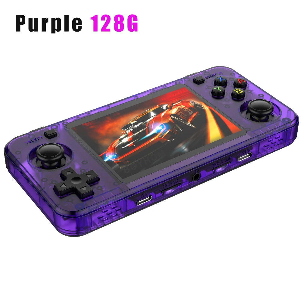 BOYHOM R36H Retro Handheld Game Console – 3.5" IPS Screen, Open-Source Linux, 10,000+ Classic Games, Portable Gaming Device for Kids & Adults