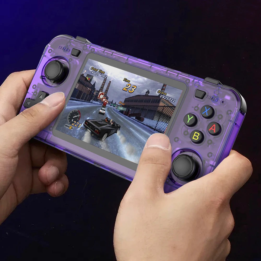 BOYHOM R36H Retro Handheld Game Console – 3.5" IPS Screen, Open-Source Linux, 10,000+ Classic Games, Portable Gaming Device for Kids & Adults