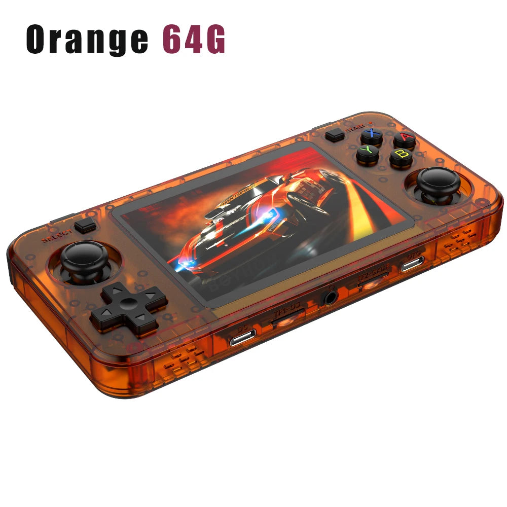 BOYHOM R36H Retro Handheld Game Console – 3.5" IPS Screen, Open-Source Linux, 10,000+ Classic Games, Portable Gaming Device for Kids & Adults