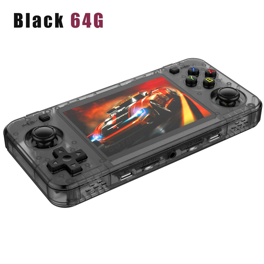 BOYHOM R36H Retro Handheld Game Console – 3.5" IPS Screen, Open-Source Linux, 10,000+ Classic Games, Portable Gaming Device for Kids & Adults