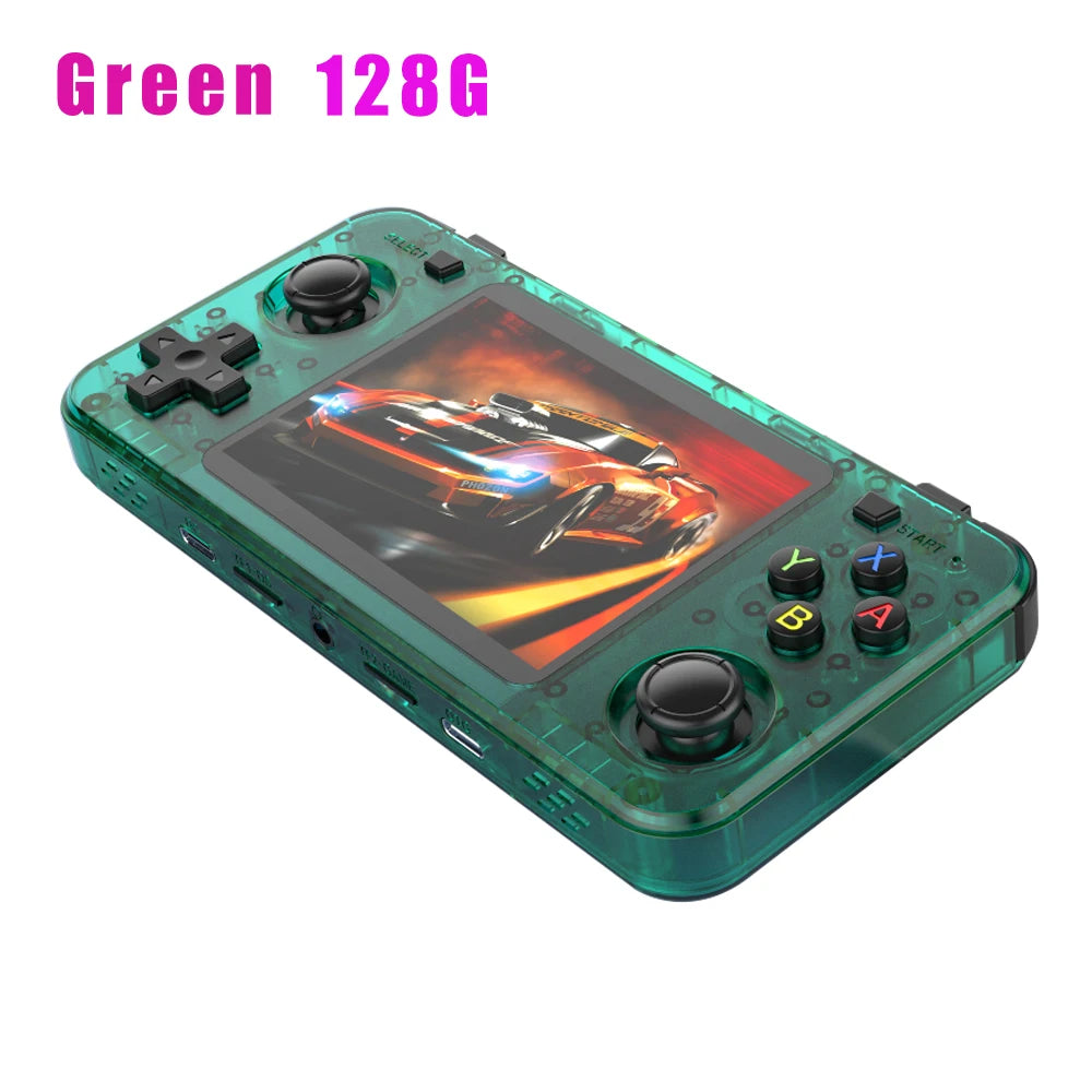 BOYHOM R36H Retro Handheld Game Console – 3.5" IPS Screen, Open-Source Linux, 10,000+ Classic Games, Portable Gaming Device for Kids & Adults