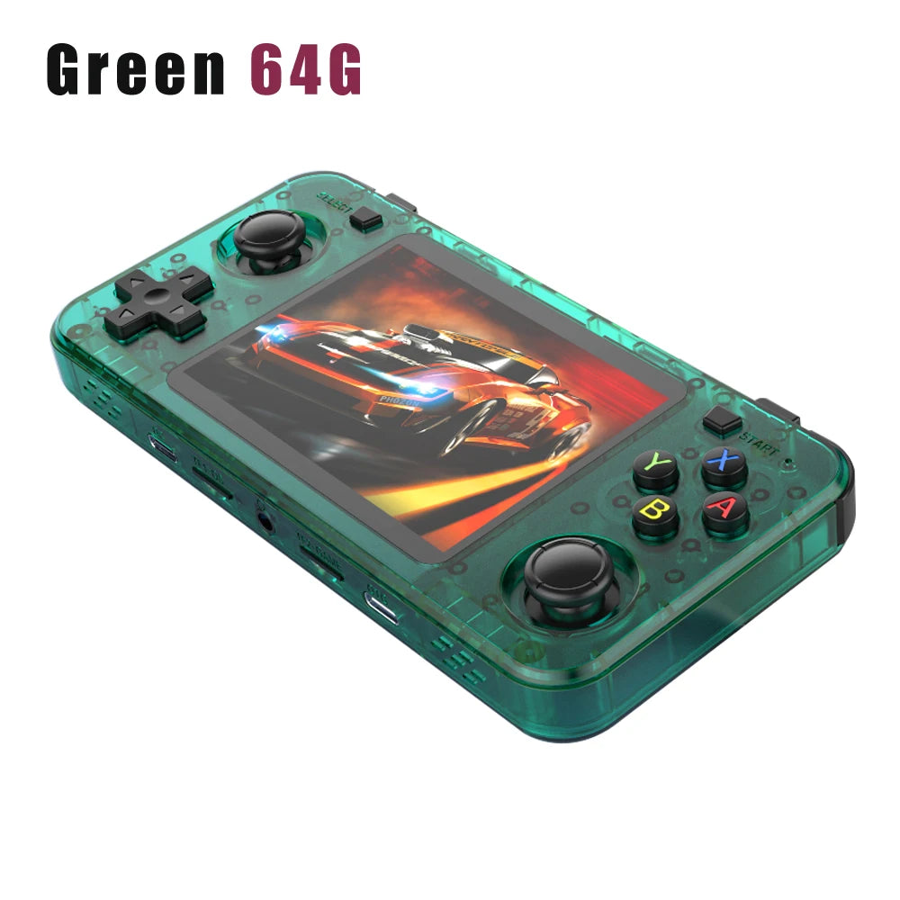 BOYHOM R36H Retro Handheld Game Console – 3.5" IPS Screen, Open-Source Linux, 10,000+ Classic Games, Portable Gaming Device for Kids & Adults